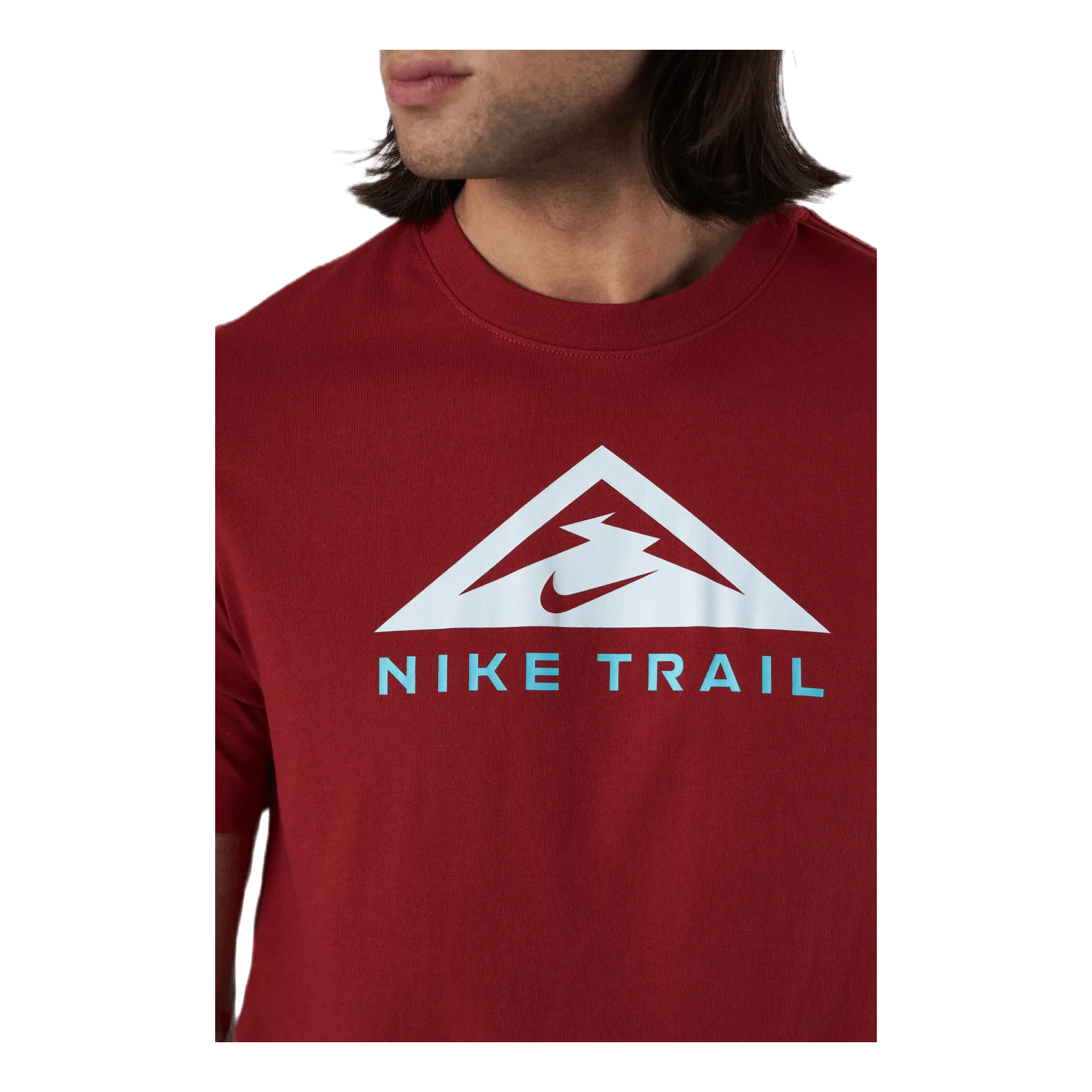 Nike Dri-FIT SS Trail Run Red