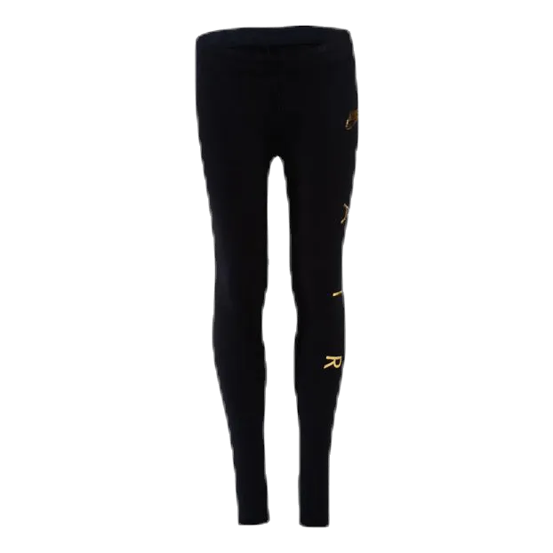 Nike Girls Air1 Favorite Tights Black/Gold