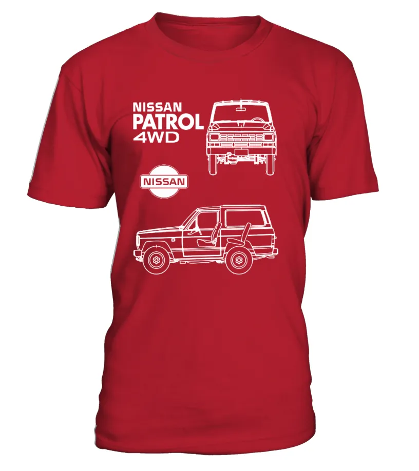 Nissan patrol 4wd, Nissan. Tu nombre Nissan patrol 4wd, Nissan  Camiseta cuello redondo Unisex