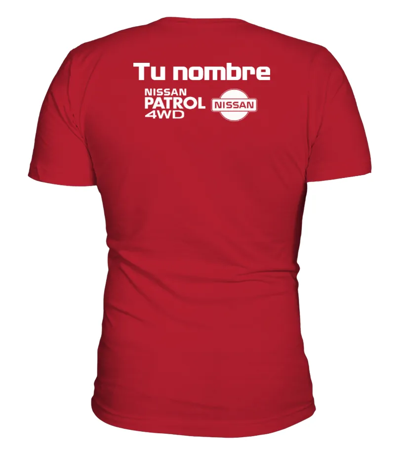 Nissan patrol 4wd, Nissan. Tu nombre Nissan patrol 4wd, Nissan  Camiseta cuello redondo Unisex