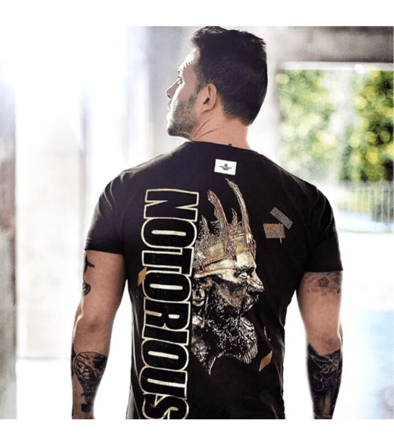 Notorious King - Camiseta Conor - Negro