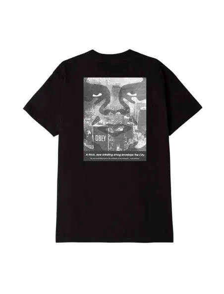 OBEY Camiseta NYC Smog Classic Hombre Black