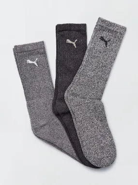 Pack de 3 pares de calcetines de deporte 'Puma' - GRIS