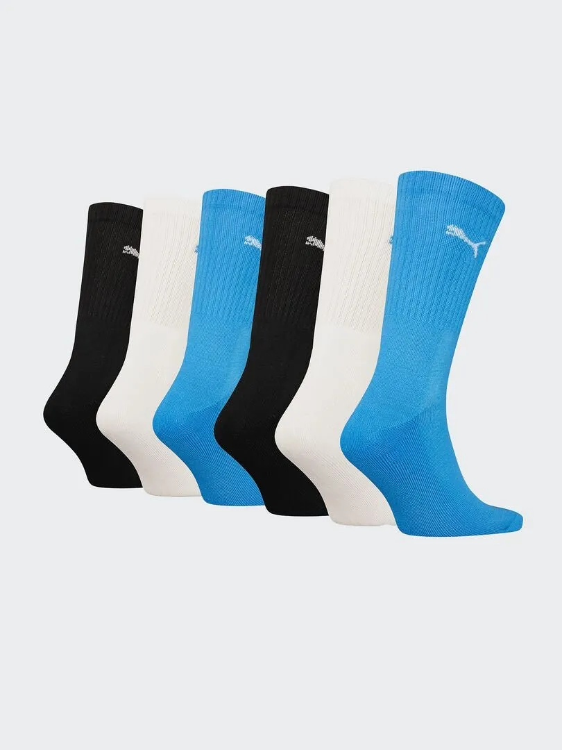 Pack de 3 pares de calcetines 'Puma' - AZUL