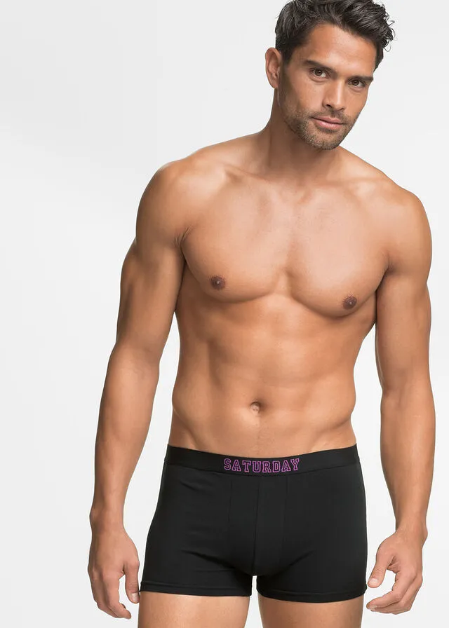 Pack de 7 boxer. Negro