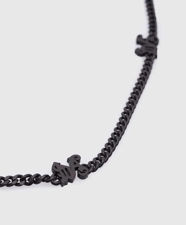 Palm Angels Black Monogram chain