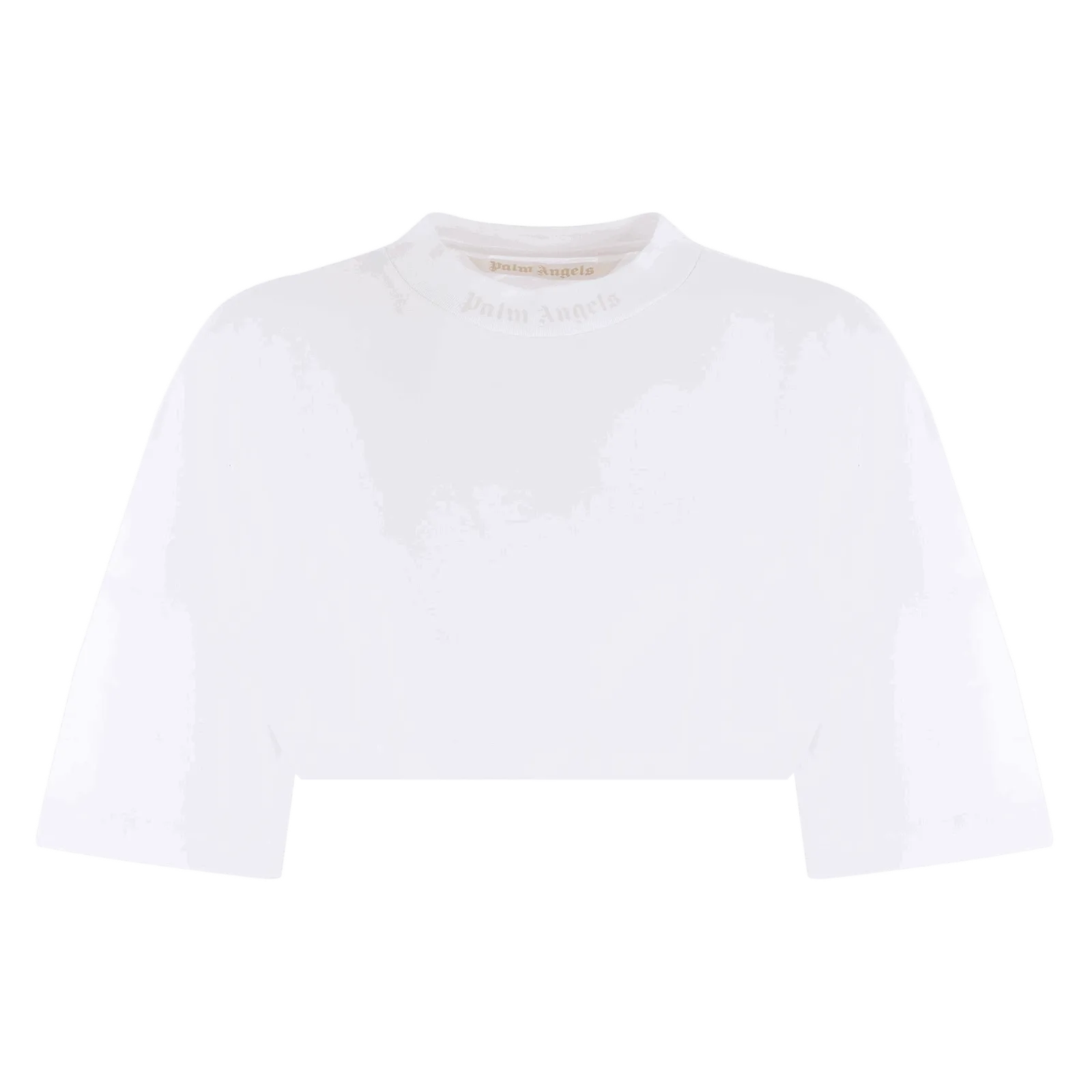 Palm Angels Classic Over Logo Cropped T-Shirt