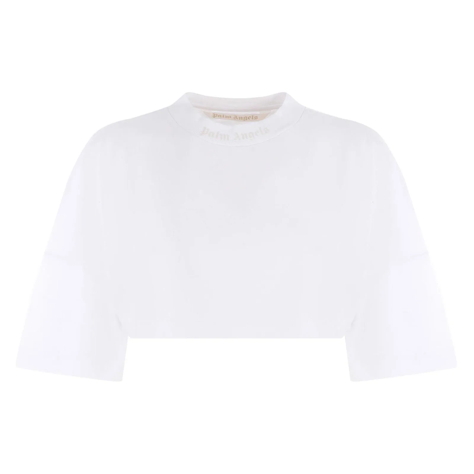 Palm Angels Classic Over Logo Cropped T-Shirt