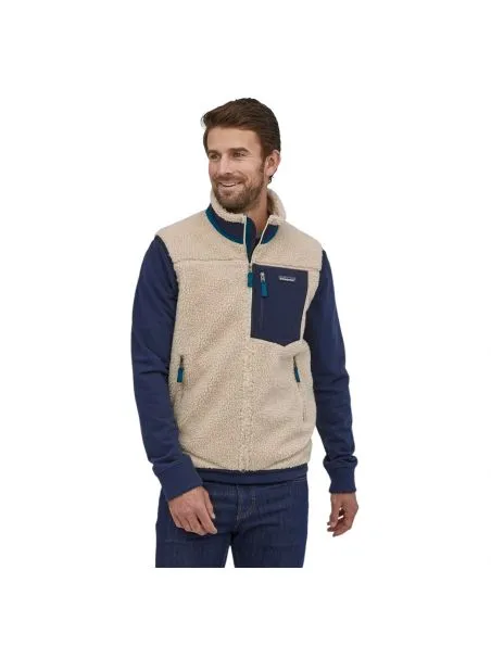 PATAGONIA Chaleco Classic Retro-X Fleece Hombre Natural