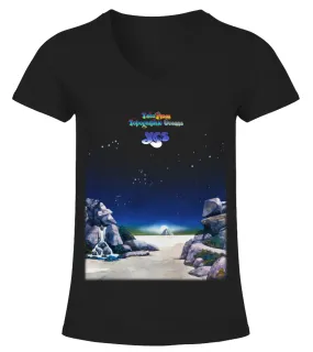 PGSR-BK. Yes - Tales From Topographic Oceans Camiseta cuello pico Mujer