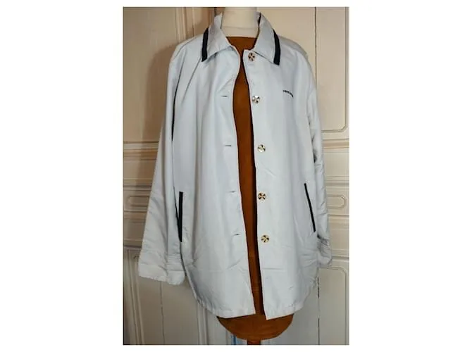 PIERRE BALMAIN CHAQUETA TRENCH LARGA ARENA TL O T 42/44/46 Beige 