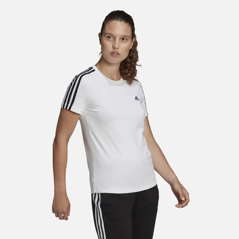 Playera Adidas Mujer W 3S T Gl0783 Blanco