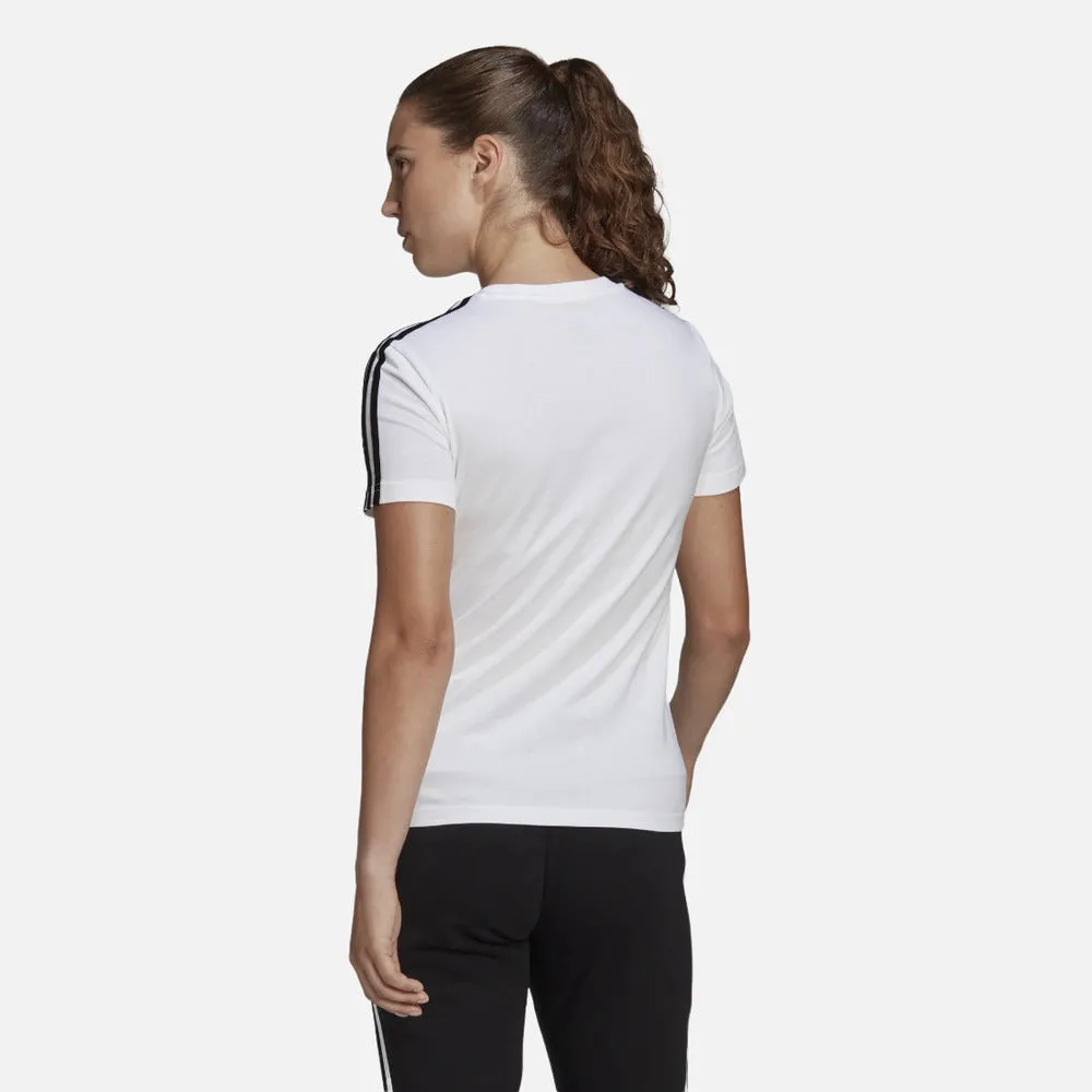 Playera Adidas Mujer W 3S T Gl0783 Blanco