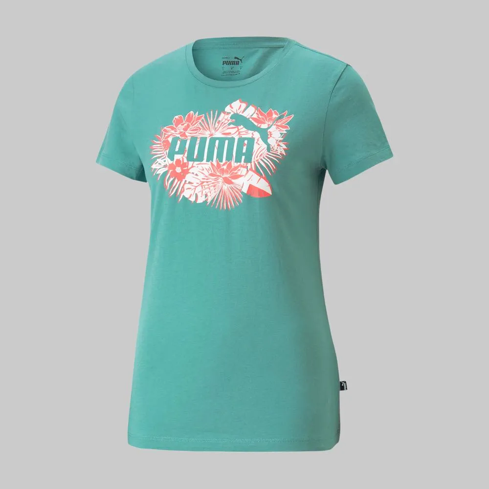 Playera Puma Essentials Flower Mujer