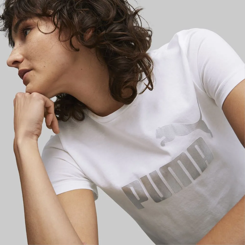 Playera Puma Essentials Metallic Mujer