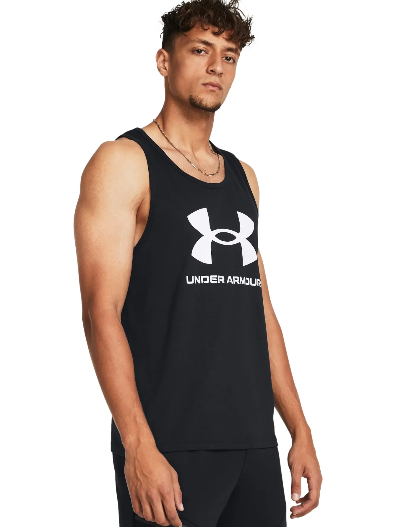 Playera Under Armour Sporstyle Negro Para Hombre