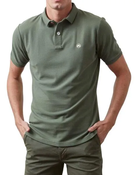 Polo Altona Dock verde oscuro para hombre