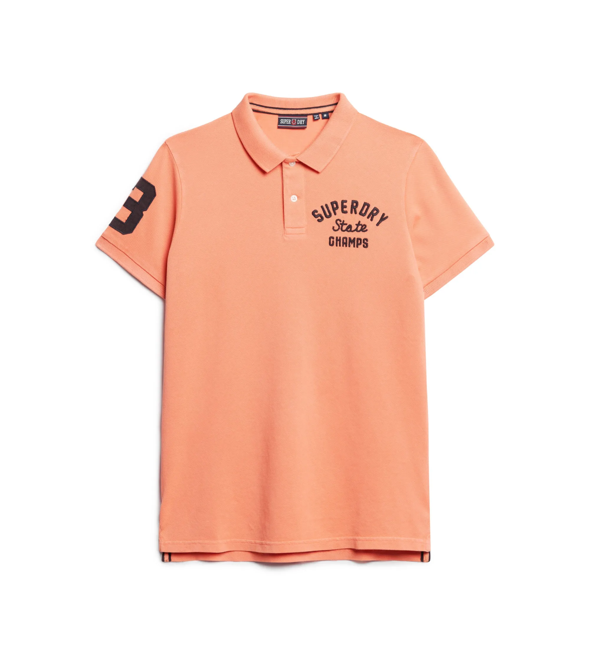 Polo Applique Classic Fit naranja