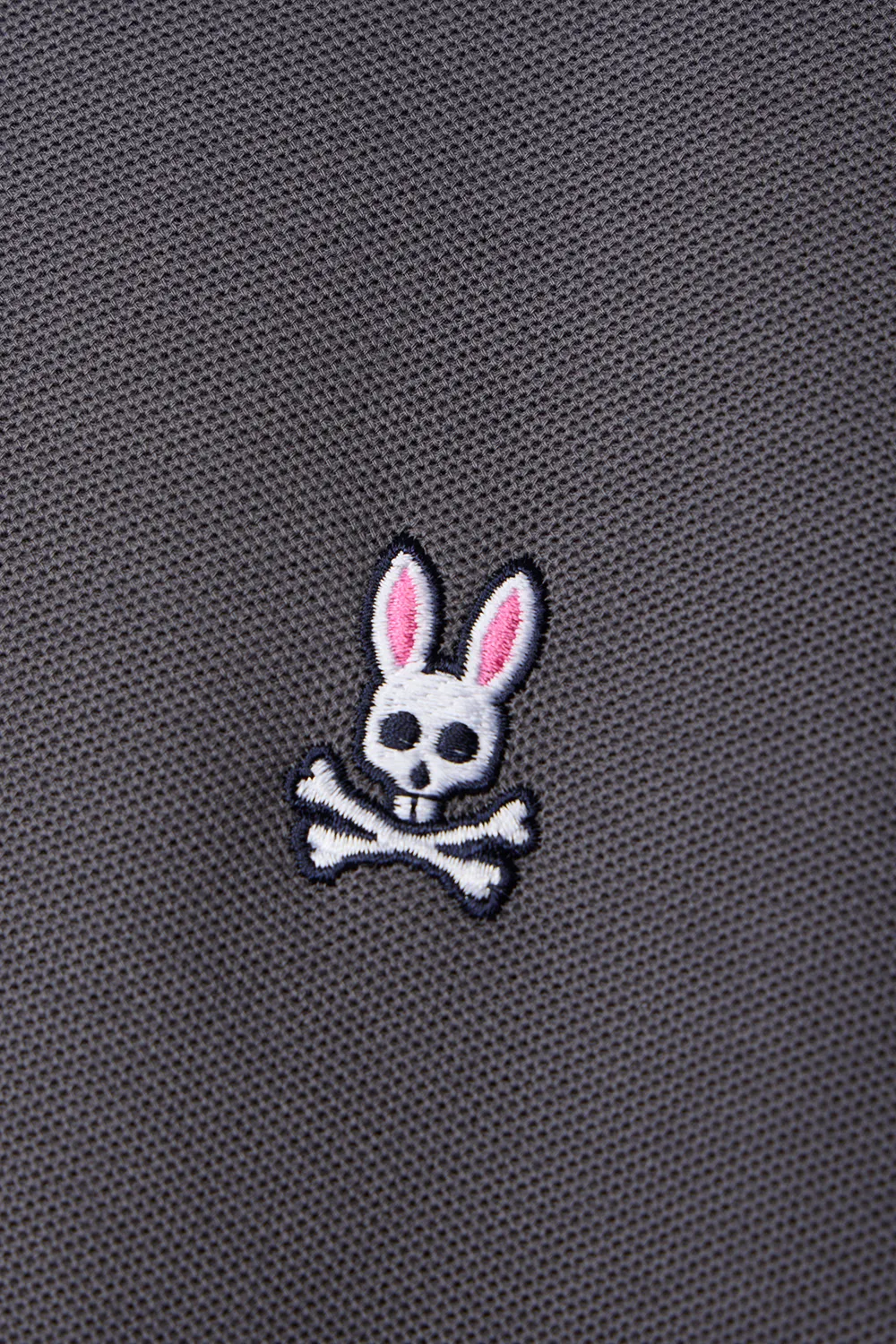 Psycho Bunny Polo Classic Pique Blackend Pearl