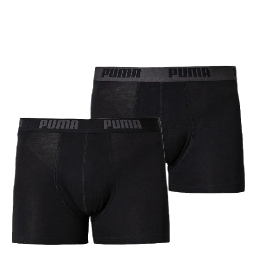 Puma Basic Boxer 2-Pack Black