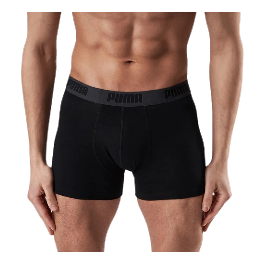 Puma Basic Boxer 2-Pack Black