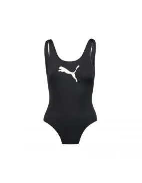 PUMA - Bañador negro Classic Swimsuit Mujer