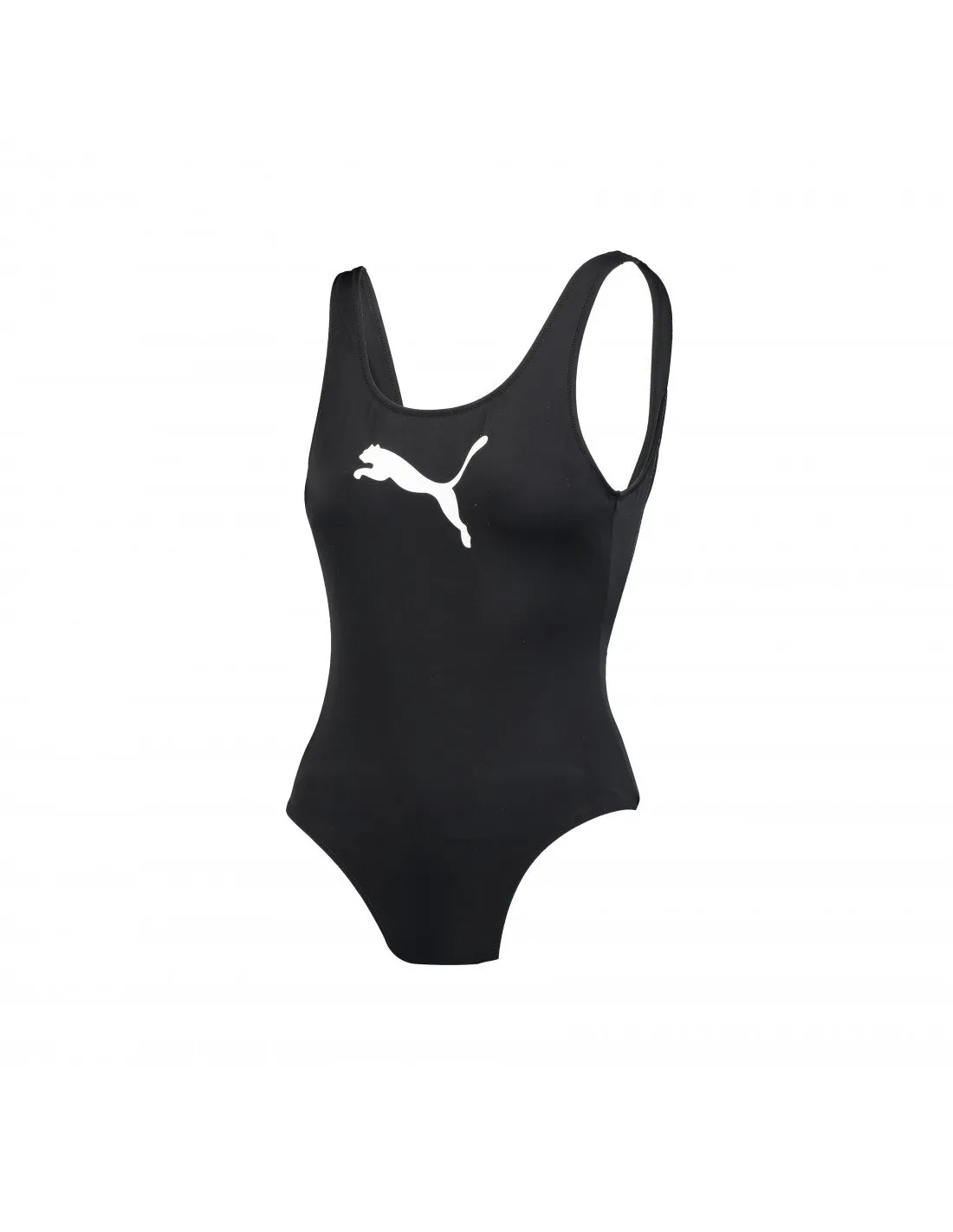 PUMA - Bañador negro Classic Swimsuit Mujer