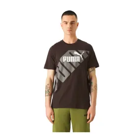 PUMA Camiseta Hombre POWER GRAPHICT BLACK