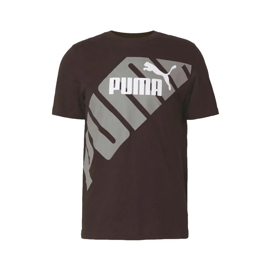 PUMA Camiseta Hombre POWER GRAPHICT BLACK