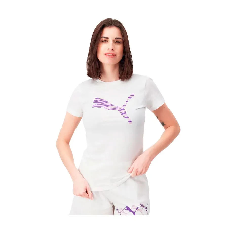 PUMA Camiseta Mujer ESS LOGO LAB 677930-02