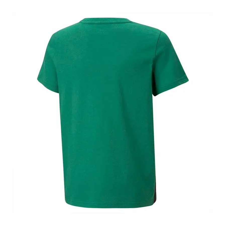 PUMA Camiseta NIÑO ESS+ COLORBLOCK 846127-37 NEGRO VERDE