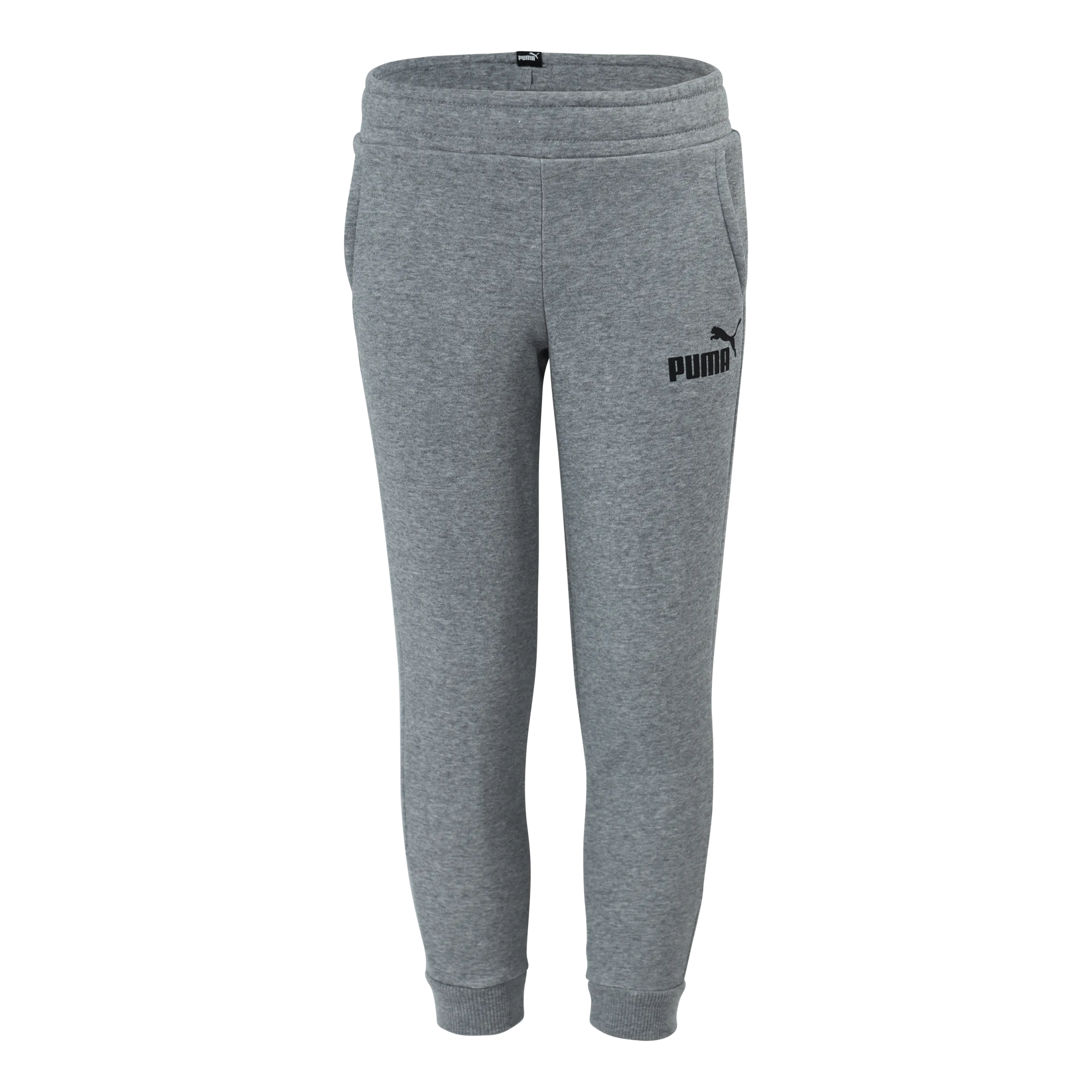 Puma Ess Logo Pants Fl Cl B Medium Gray Heather