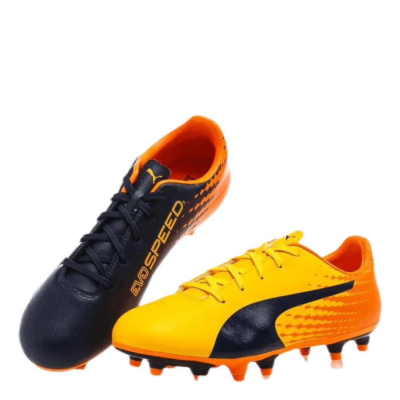 Puma evoSpeed 17.5 FG Jr Black/Green/Yellow