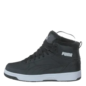 Puma Puma Rebound Joy Fur Jr Puma Black-puma White