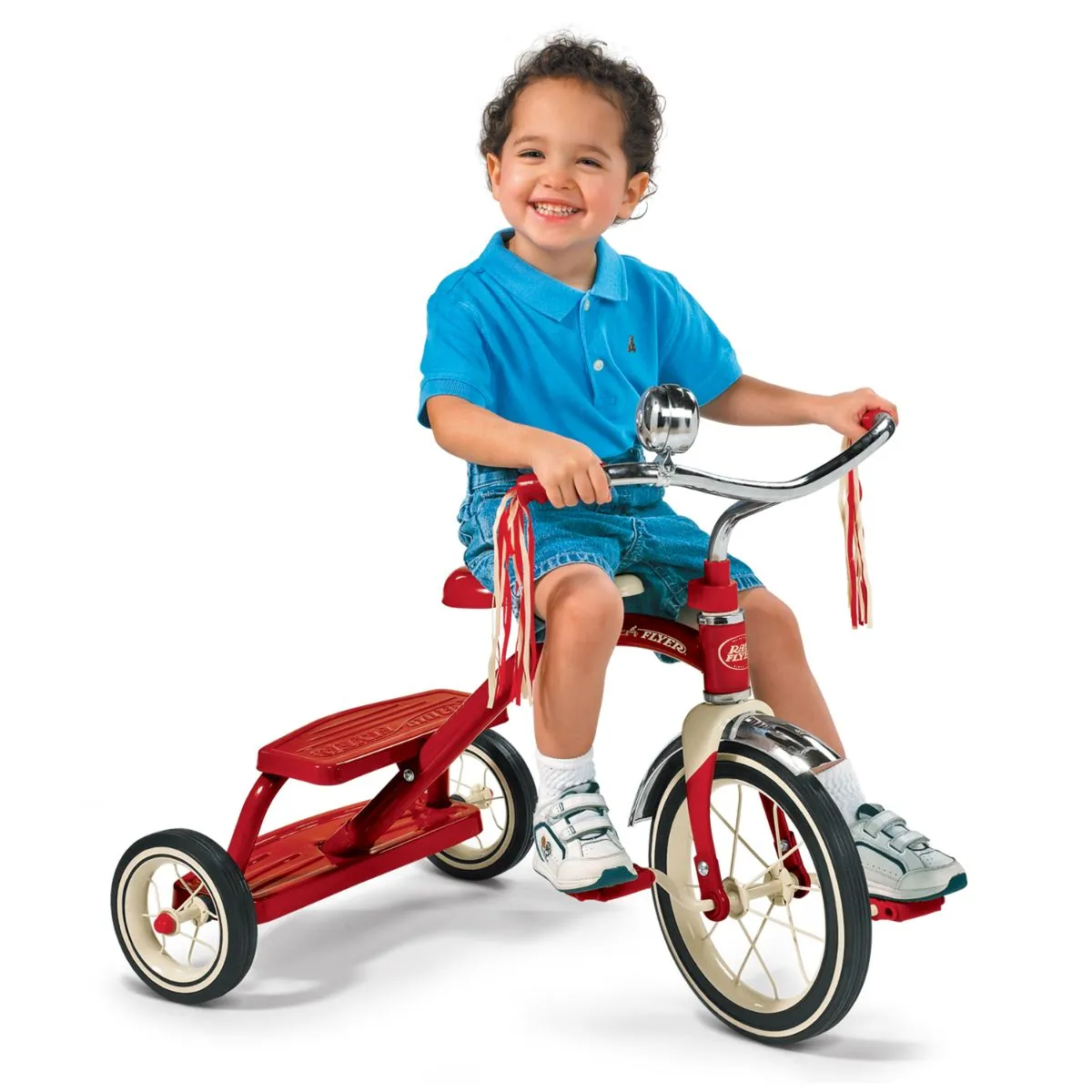 Radio flyer classic red dual deck tricycle