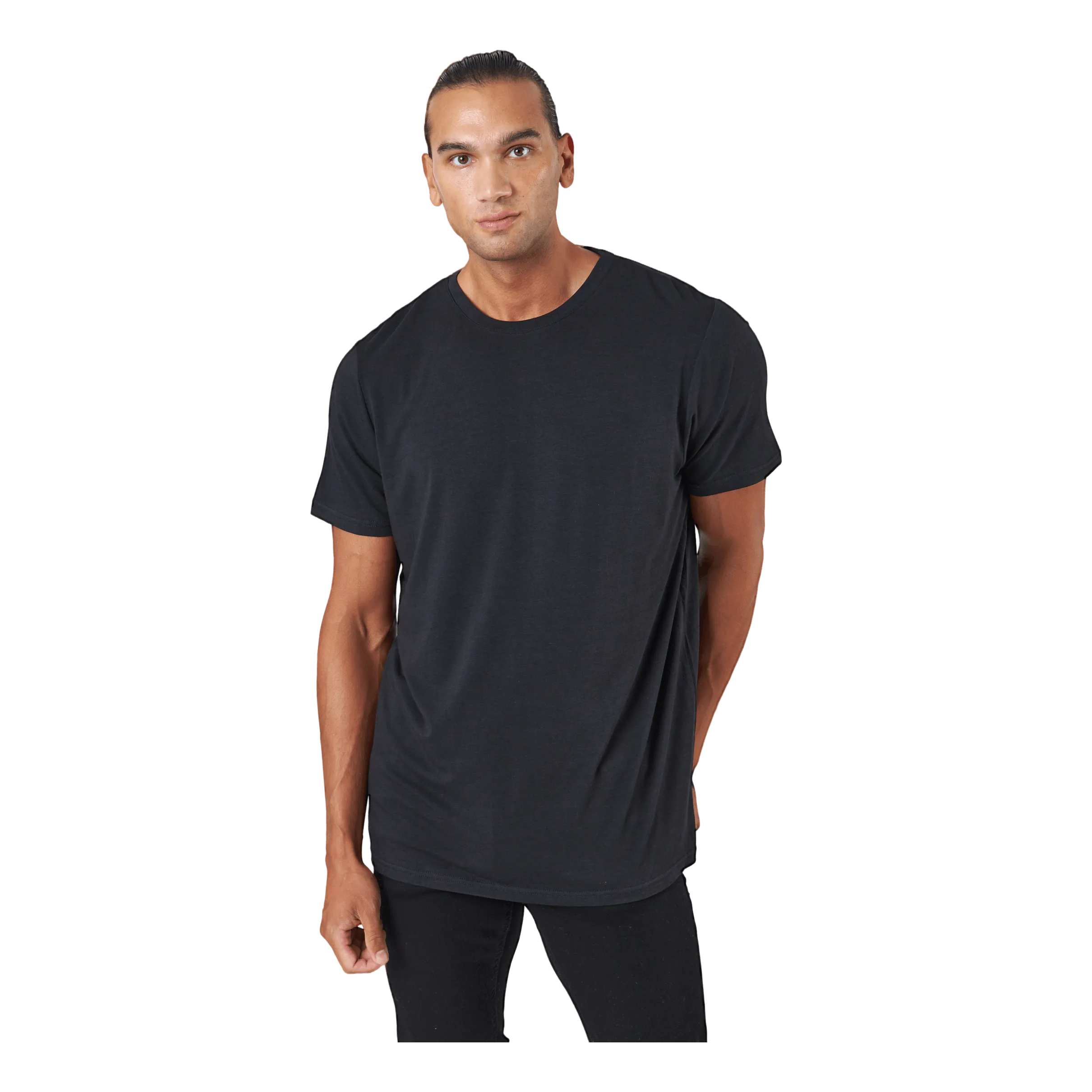 Resteröds R-neck Tee Bamboo Black