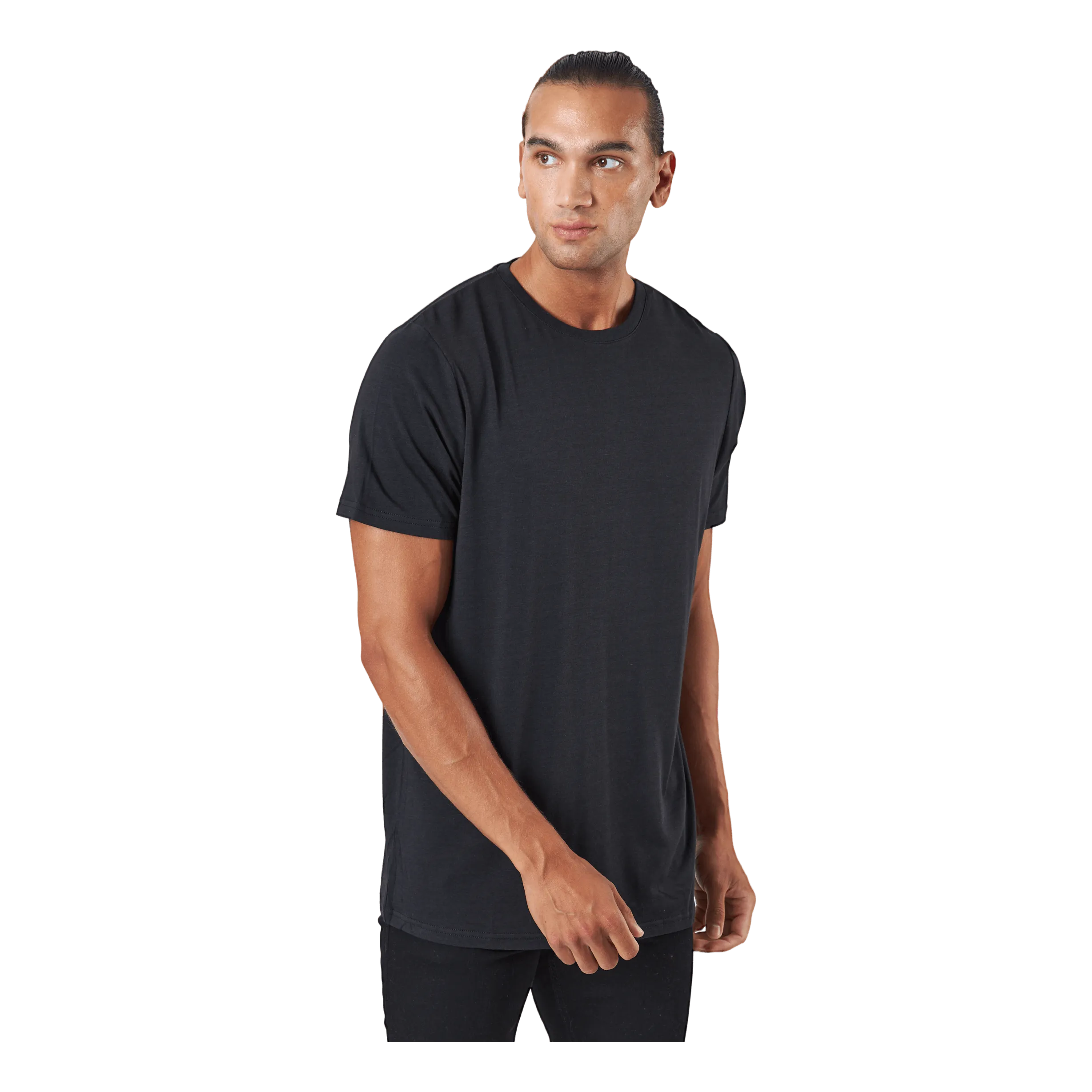 Resteröds R-neck Tee Bamboo Black