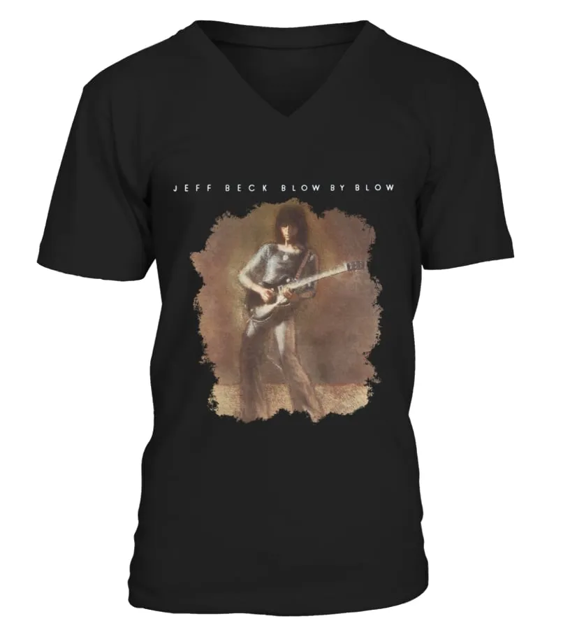 RK70S-375-BK.  Jeff Beck - Blow By Blow Camiseta cuello en V Unisex