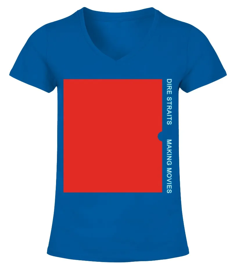 RK80S-235-BL. Dire Straits - Making Movies Camiseta cuello pico Mujer