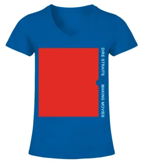 RK80S-235-BL. Dire Straits - Making Movies Camiseta cuello pico Mujer