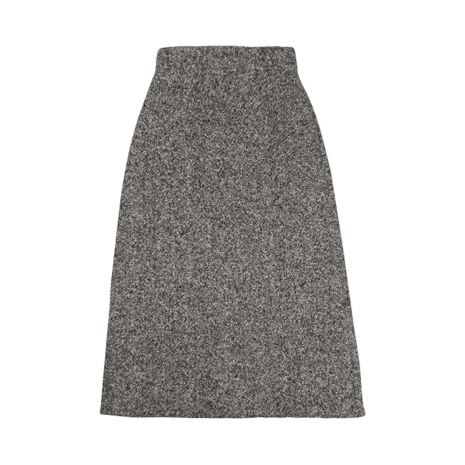 Saint Laurent Wool A-Line Mid Length Skirt