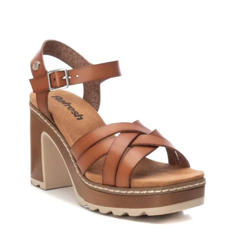 Sandalia de mujer REFRESH 171877 Taupe