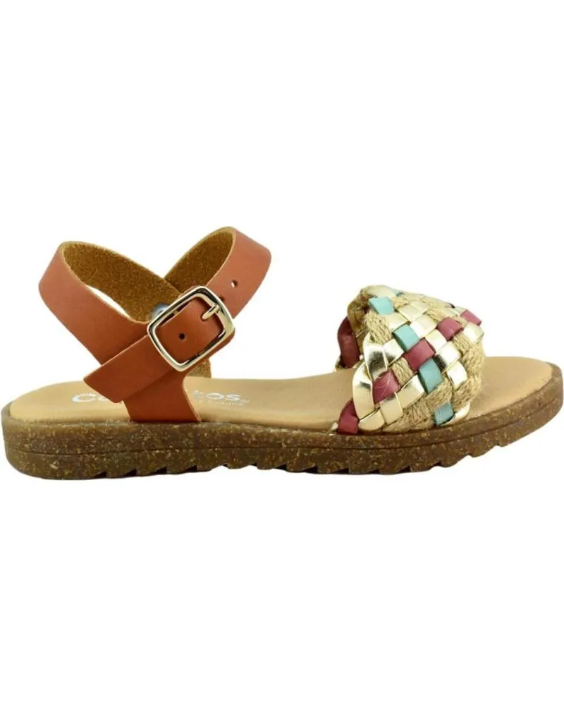 Sandalias de Niño CONGUITOS SANDALIA DE NINA TRENZADA 628770 CUERO