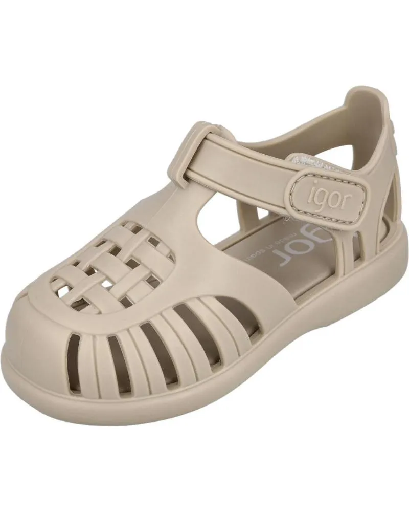 Sandalias IGOR  de Niña y Niño S10271-100 TOBBY SANDALIAS CANGREJERAS UNISEX  SOLID ARENA