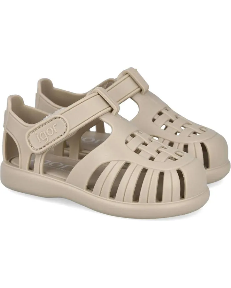 Sandalias IGOR  de Niña y Niño S10271-100 TOBBY SANDALIAS CANGREJERAS UNISEX  SOLID ARENA