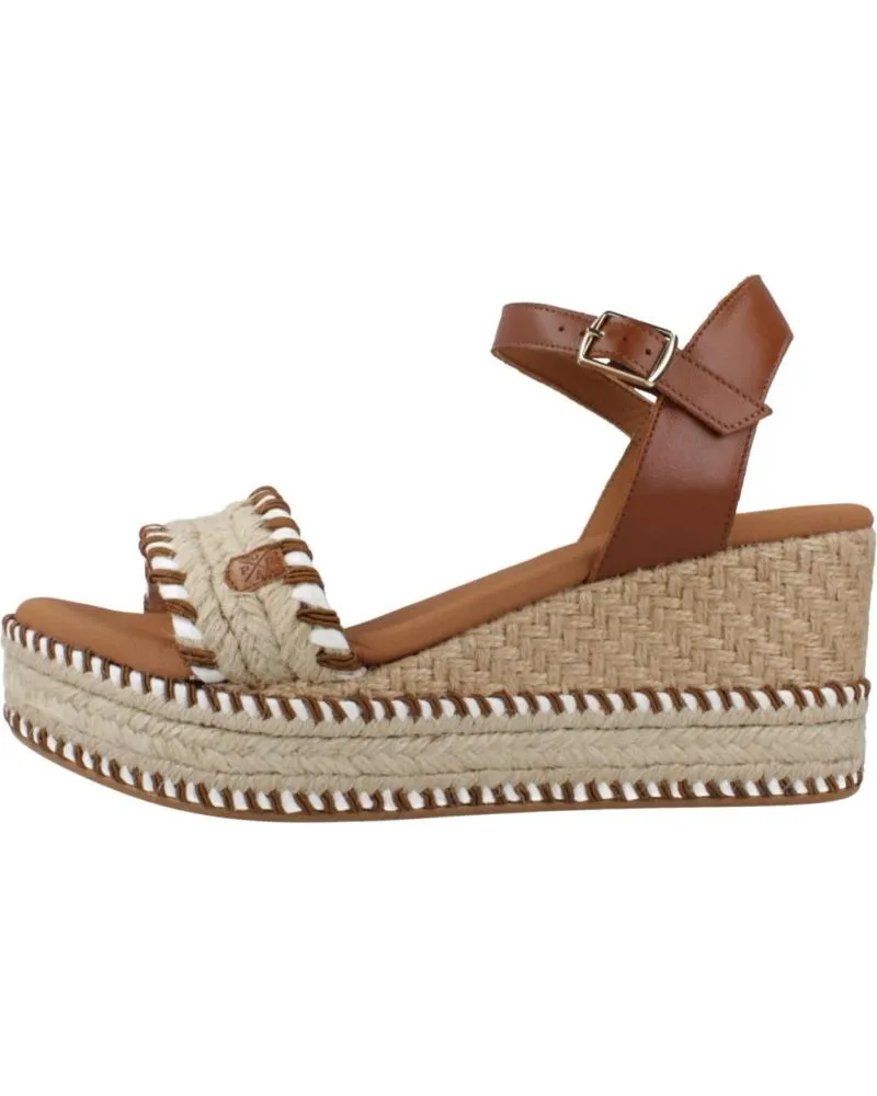 Sandalias POPA  de Mujer SANDALIAS MUJER MODELO ARAMBOL SUTACH COLOR MARRON  CUERO