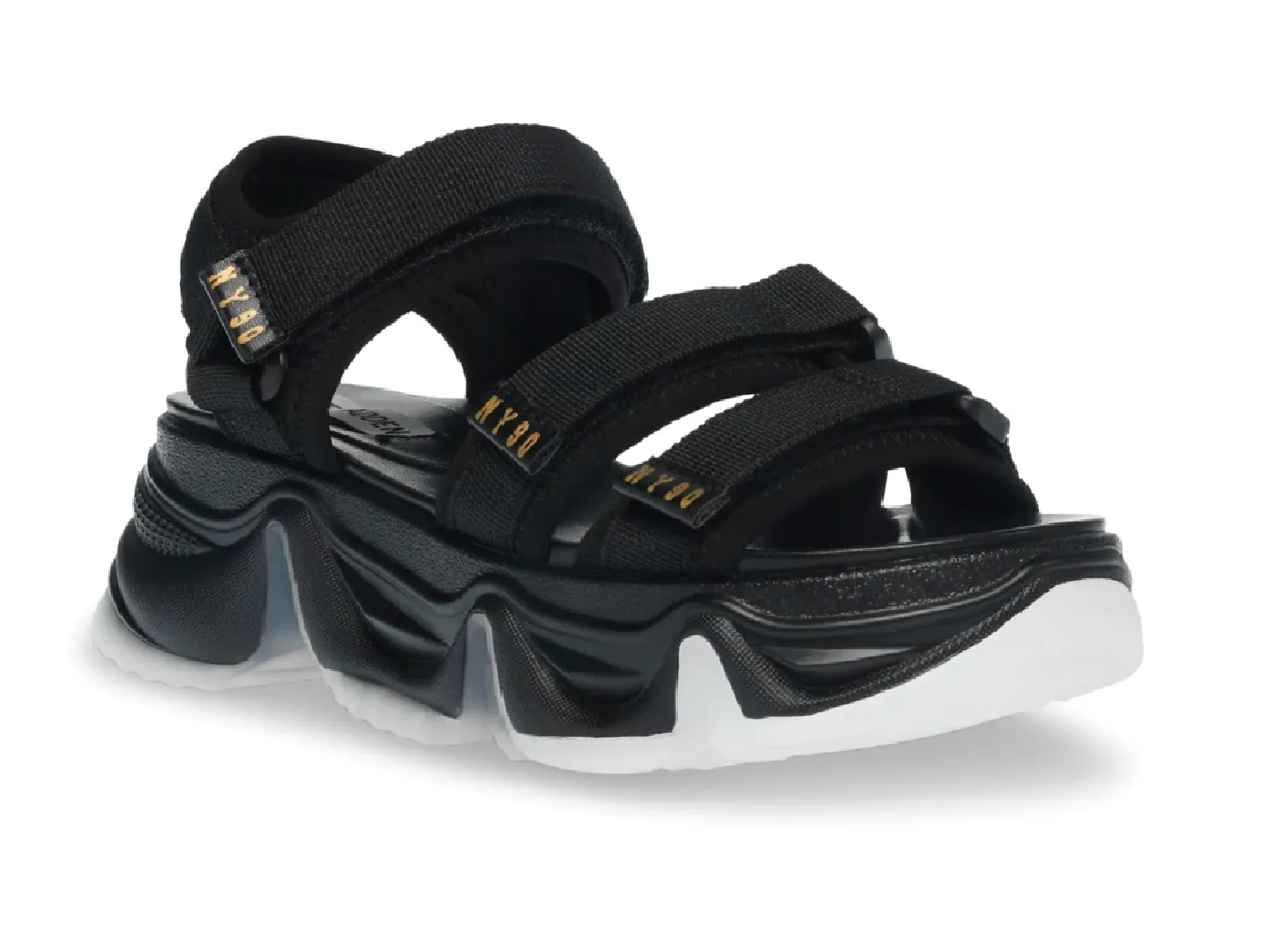 Sandalias Steve Madden Chakra Negro Para Mujer