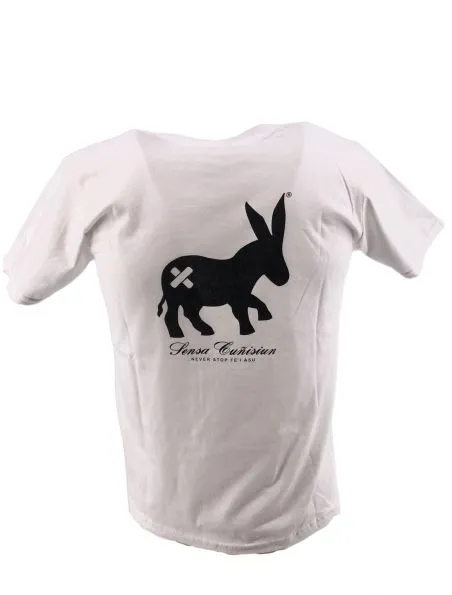 SENSA CUNISIUN Camiseta Classic Logo Hombre Bianco/Nero