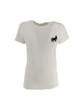 SENSA CUNISIUN Camiseta Classic Logo Mujer White/Black