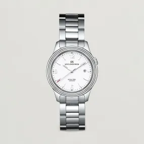 Sjöö Sandström Royal Steel Classic 41mm White and Steel